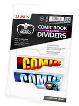 Separadores para cómics Premium Blanco 25 unds