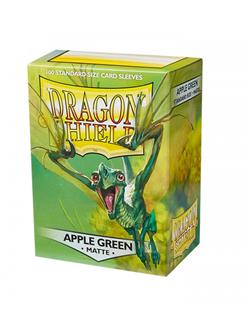 Fundas Standard Matte Apple Green (100 fundas) Dragon Shield
