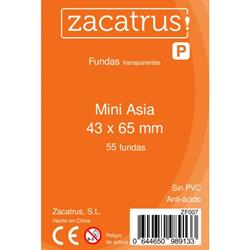Fundas para cartas Zacatrus mini Asia 43x65 55unds