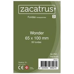 Fundas para cartas Zacatrus Wonder 65x100 55unds
