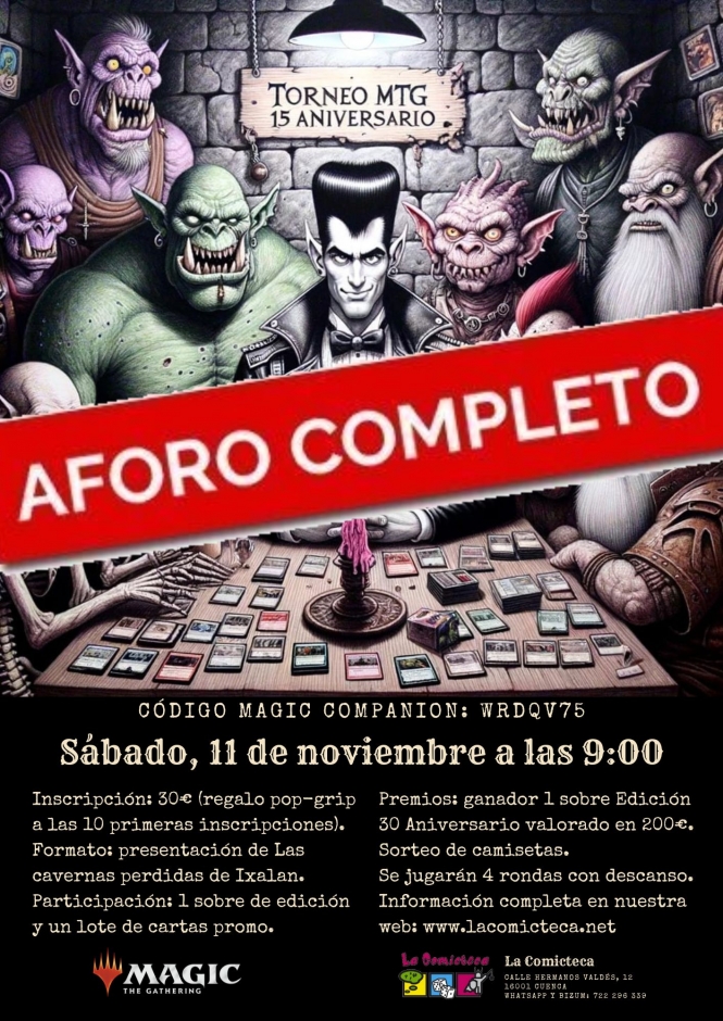 Torneo Magic 15 Aniversario de La Comicteca
