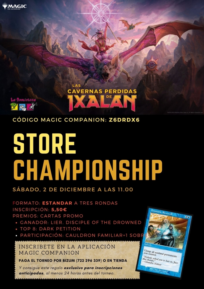 Torneo Magic: Store Championship Las cavernas perdidas de Ixalan