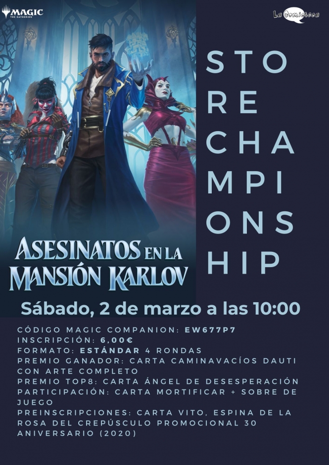 Torneo Magic: Store Championship Asesinatos en la mansión Karlov