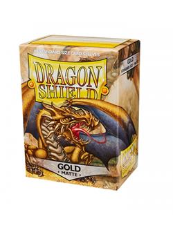 Fundas Standard Matte Gold (100 fundas) Dragon Shield