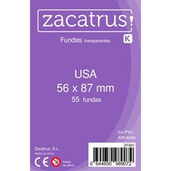 Fundas para cartas Zacatrus USA 56x87 55unds