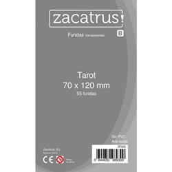 Fundas para cartas Zacatrus Tarot 70x120 55unds