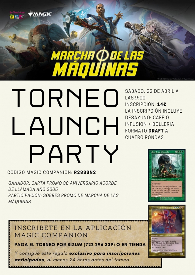 Torneo Magic: Launch Party Marcha de las Máquinas